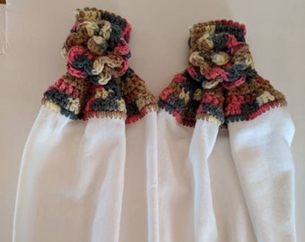 Crochet Kitchen Towels, Set of 2