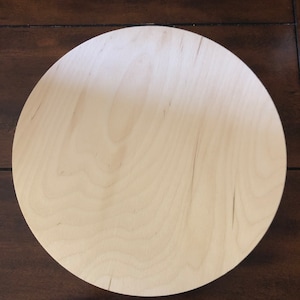 Unfinished Wood Round