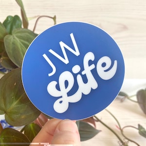 JW Life sticker decal, JW sticker, Jehovah’s Witness Best Life Ever, Laptop sticker, Jehovah&#39;s Witness Gift, JW gift, Baptism Gift