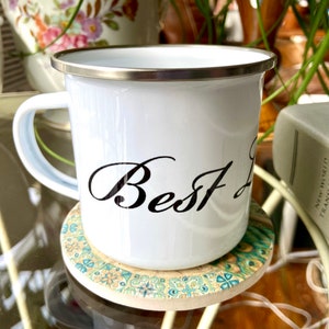 Best Life Ever Coffee Mug, Enamel Tea Mug, JW Mug, Jehovah&#39;s Witness Gift, Pioneer Gift, JW Gift, Ministry Gift, JW Missionary Gift