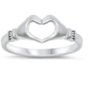 Sterling Silver Hand's Ring