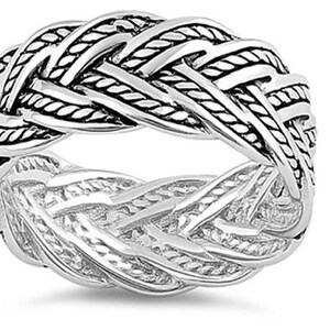 Sterling Silver Woven Ring