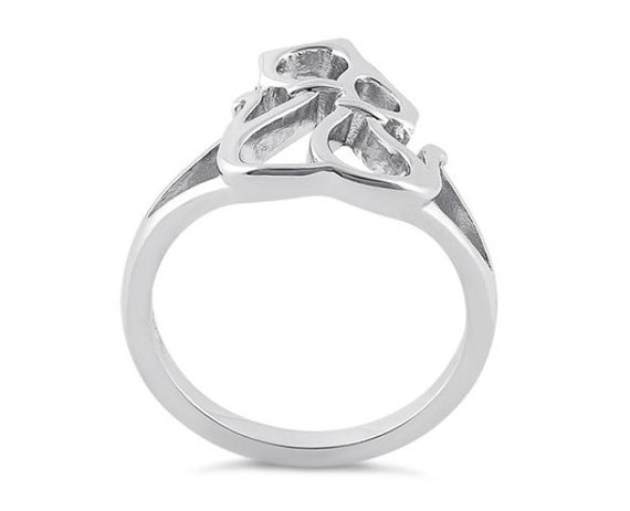 Sterling Silver Mother and Child Ring R852 Etsy Canada