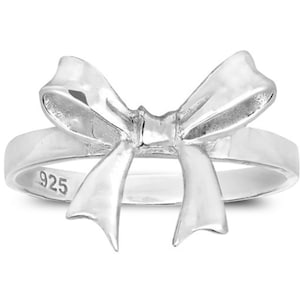 Sterling Silver Bow Ring