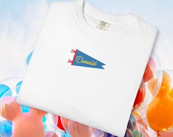 Donald Pennant Flag Tee | Disneyland Shirt | Disney World Shirt | Parks Outfit | Character Shirt