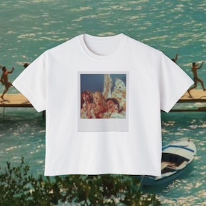 Mamma Mia Boxy Polaroid T-Shirt | Mamma Mia Film-T-Shirt | ABBA Meryl Streep Fanartikel