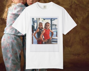 Mary-Kate and Ashley Olsen Y2K Polaroid T-Shirt | Celebrity Photo Tee