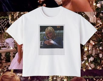 A Cinderella Story Polaroid Foto Boxy Tee | Hilary Duff Fan | Disney Shirt | Meme Shirt | Y2K