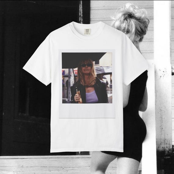 Goldie Hawn Polaroid Photo T-shirt | First Wives Club | Vintage Photo Tee | Celebrity Pop Culture Gift | 90's Rom Com