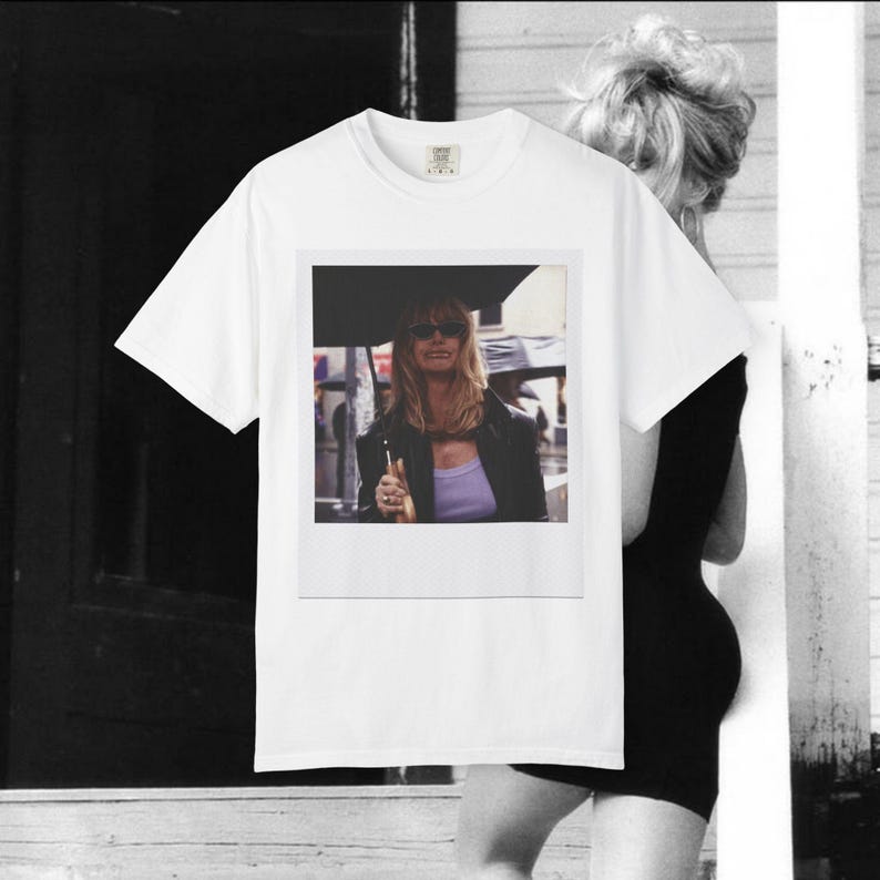Goldie Hawn Polaroid Photo T-shirt | First Wives Club | Vintage Photo Tee | Celebrity Pop Culture Gift | 90's Rom Com image 1