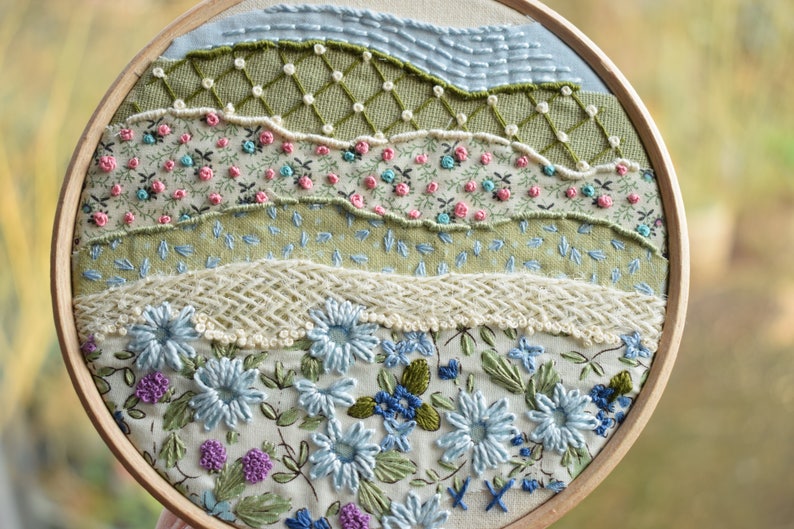 Spring inthehoop Embroidery Kit beginner Embroidery Kit Etsy UK