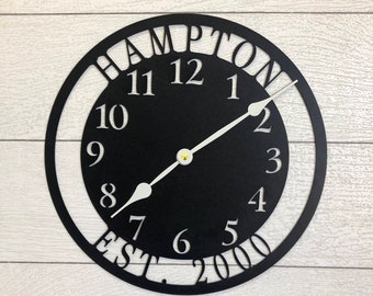 Best Gift for Dads Birthday Fathers Day Gift Vintage Gear Wall Clock 11 inches Round 3D Bamboo Non-Ticking Roman Gear Clock Rustic Style Wall Decoration Clock Battery Operated
