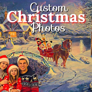 Cartões de Natal personalizados, retrato fotográfico, arte fotográfica personalizada no Photoshop, casamento, maternidade, casal, família, foto, aniversário, presentes de Natal