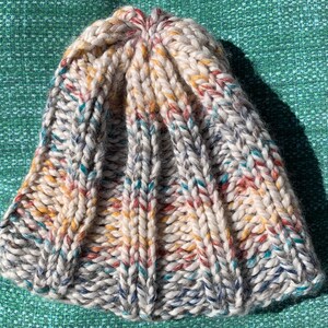 Tan Ribbed Knit Winter Beanie - Multiple Sizes Available | warm hat, winter hat, gift for him or her, chunky knit hat beanie