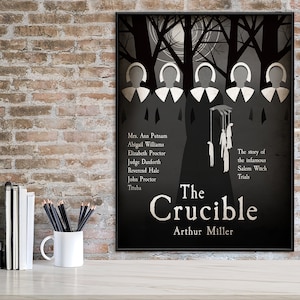 The Crucible. Lámina artística basada en la obra clásica estadounidense. Papel mate, laminado o enmarcado. Varios tamaños