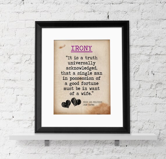 Irony In Pride And Prejudice Quotes