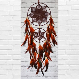 Crochet Dreamcatcher, Bedroom Decor, Nursery Wall Art