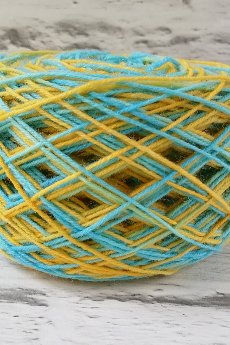 Hand Dyed Yarn Colorful Yarn Sock Weight 4 Ply