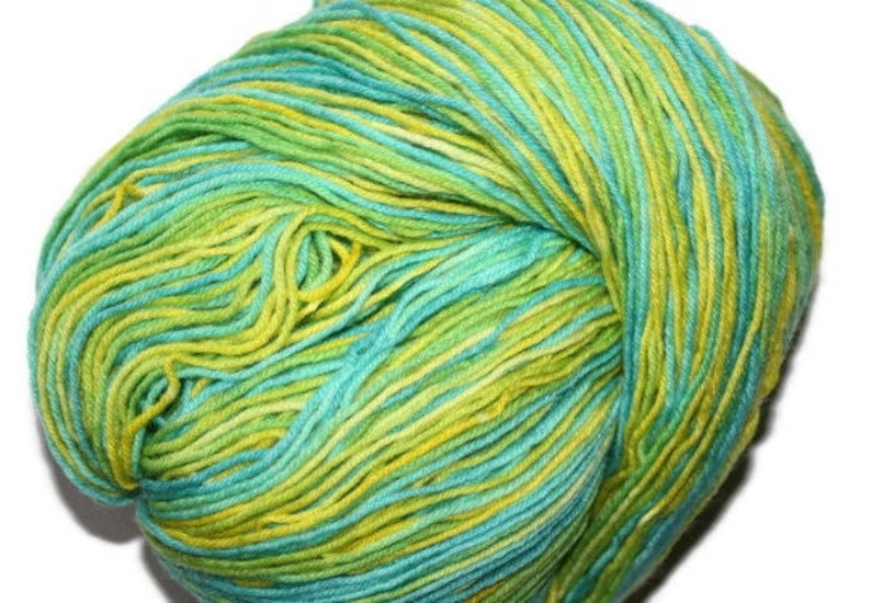 Hand Dyed Yarn Colorful Yarn Sock Weight 4 Ply