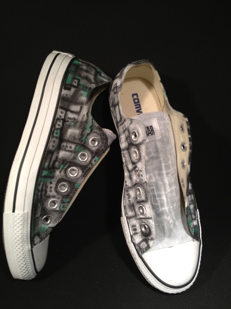 SAMPLE Good Bones handpainted Converse sneakers Etsy SAMPLE Good Bones handpainted Converse sneakers Etsy