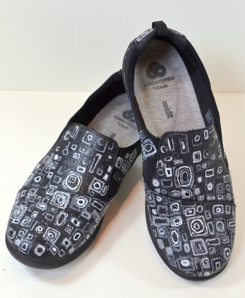 Good Vibes handpainted shoes Etsy
