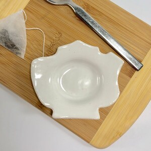Teapot Tea Bag Rest / Spoon Rest / Tea Dish / Handmade Dish