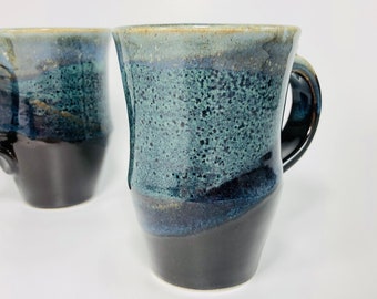 Blue and Black 10 oz Mug / Coffee Mug