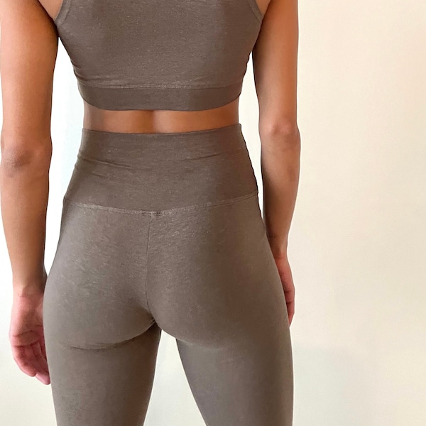 Leggings aus Hanf, Bio-Baumwolle, dünner Stoff