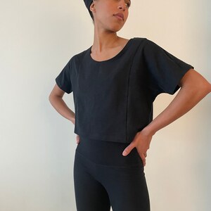 Capri Hemp, Organic Cotton BASE LAYER Leggings Thin Fabric image 6