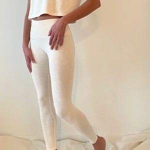 Leggings Hemp, Organic Cotton BASE LAYER Thin Fabric image 4