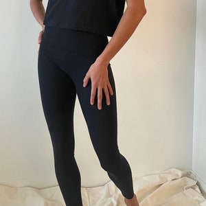 Leggings Hemp, Organic Cotton BASE LAYER Thin Fabric image 5