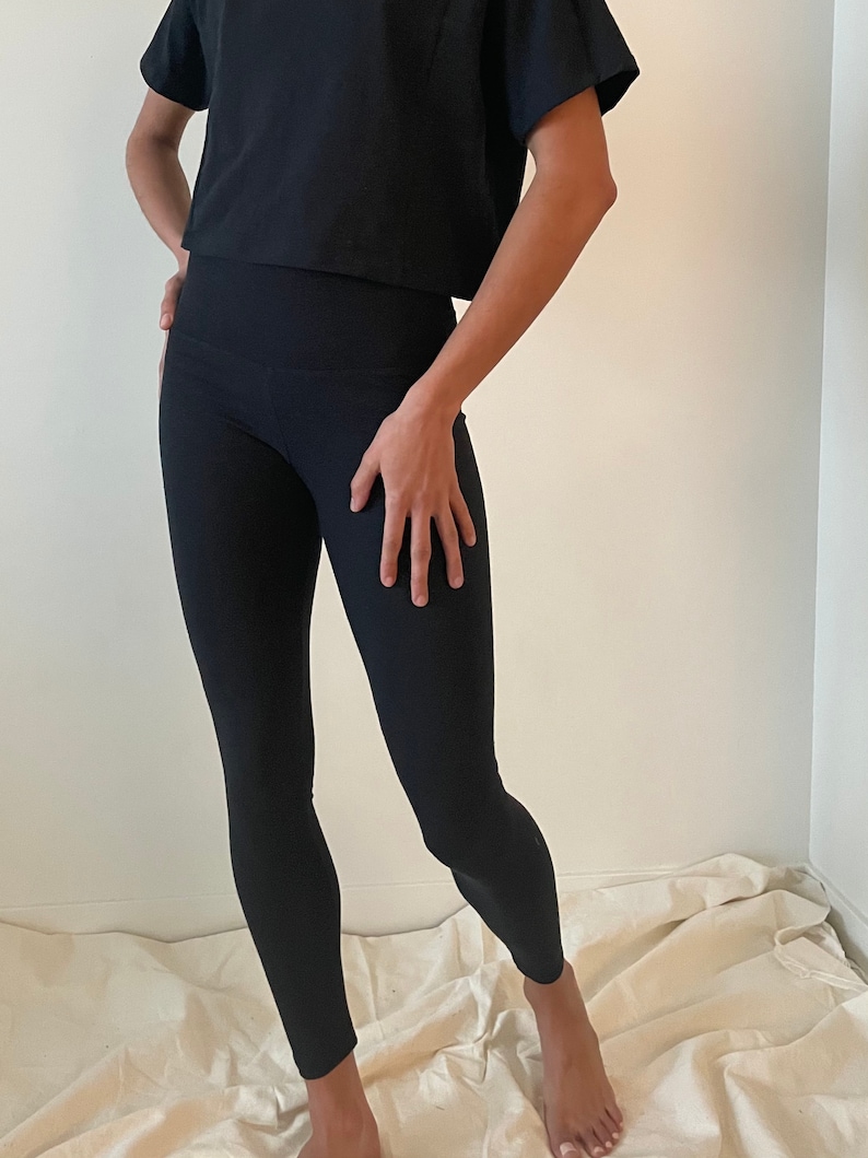 Leggings Hemp, Organic Cotton BASE LAYER Thin Fabric image 5