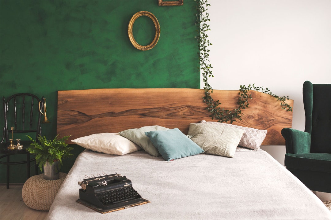 Wood Headboard King Queen Available in Oak Walnut Pine Multiple Sizes Available Etsy UK