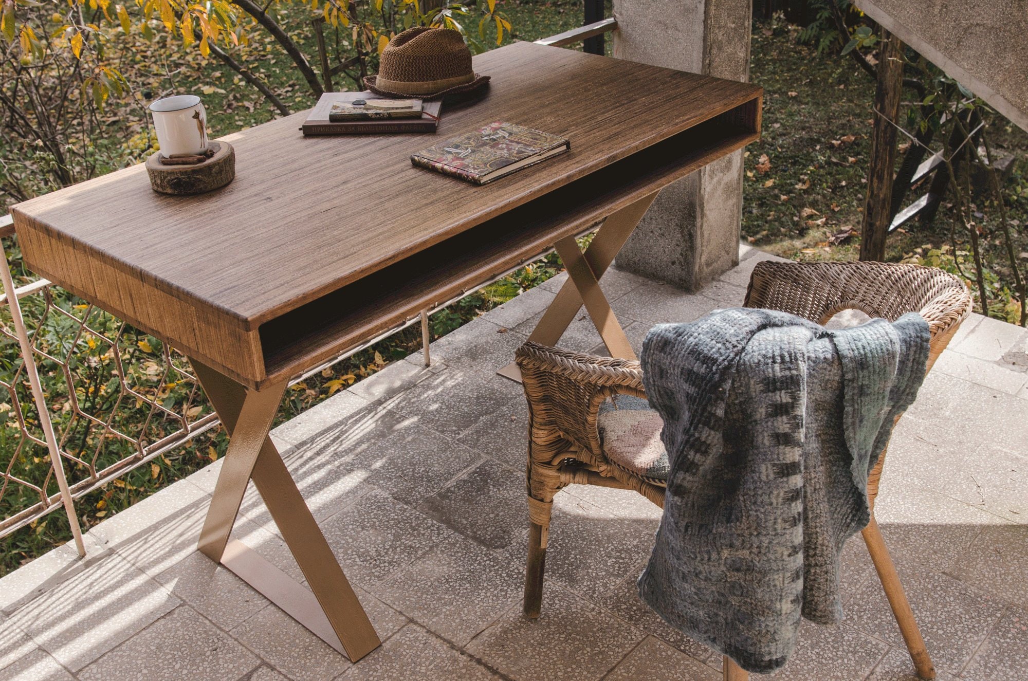 Outdoor writing desk deals
