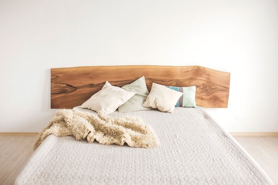 Live Edge Headboard King Headboard Queen King Headboard Wooden
