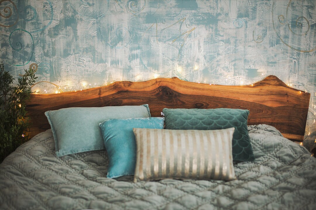Driftwood headboard queen deals