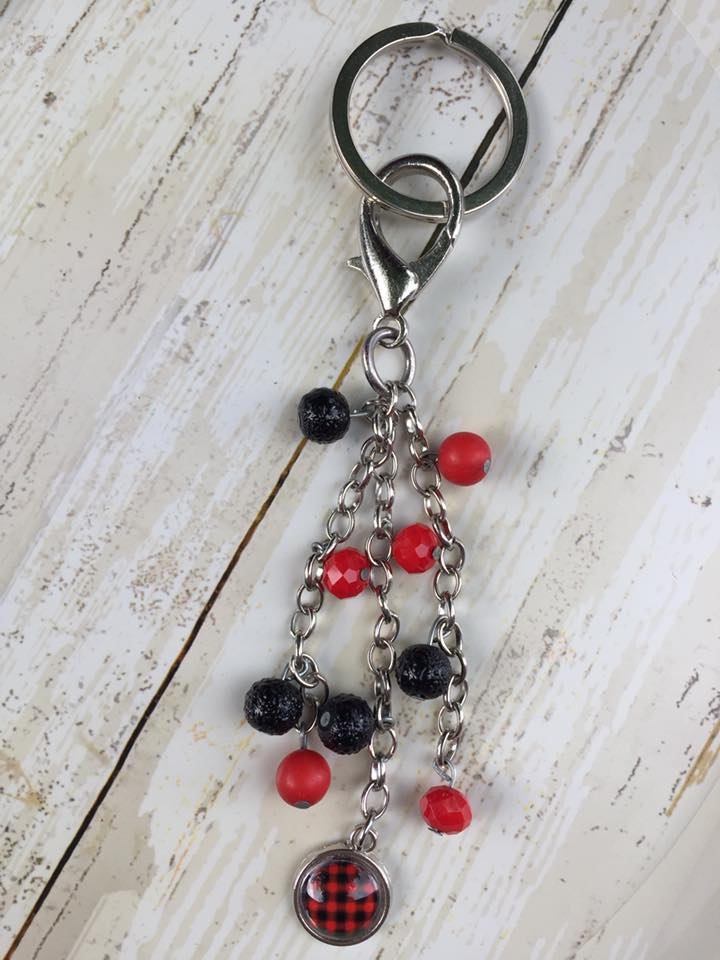 Porte-clés Initiale Personnalisé Femme - Résine Avec Paillettes, Papillon, Pour Sac, Clés Voiture (11,5 Cm) - 10