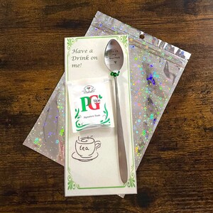 You’re My Bestea Gravur Löffel Edelstahl Teebeutel Karte Geschenk Set Schimmer Tasche Geburtstag Bester Freund Spaß Neuheit Andenken Tasse Tee Chat