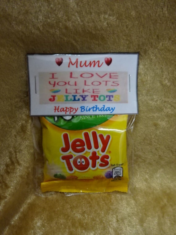 Personalised Jelly Tots Gift Pack Any Occasion I Love You Lots Like Jelly Tots Sweets Birthday Christmas Valentine Fun Quirky Treats
