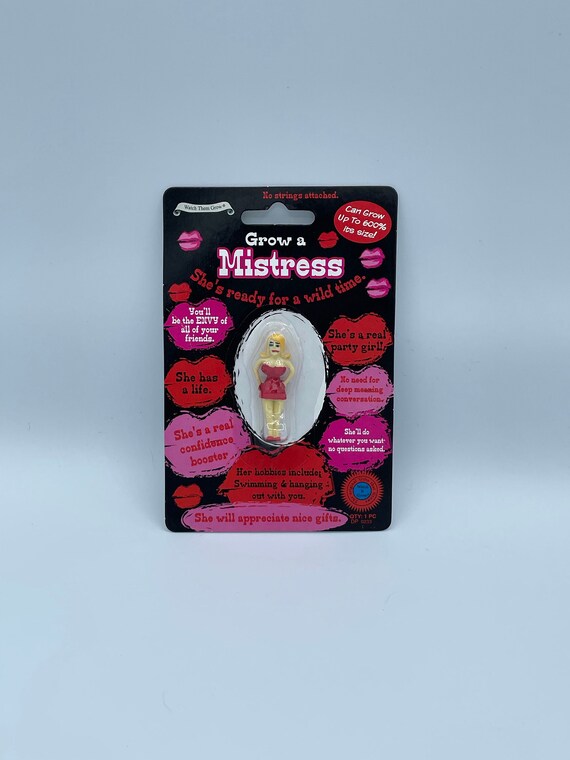 Grow a MISTRESS ready for fun time, grows up to 600% novelty fun quirky stag party birthday christmas secret santa valentine stocking filler