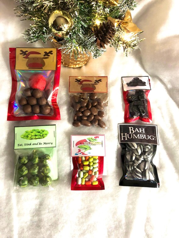 Christmas Grinch Pills OR Mixed Gifts Miserable Hate Christmas Flavoured Sweet Candy Treat bah humbug Stocking Filler Novelty Gift