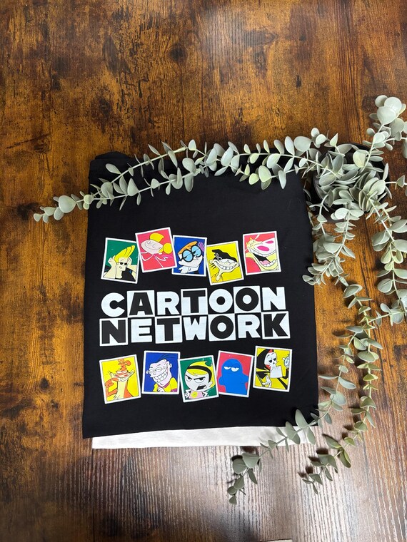 UNISEX Cartoon Network Tv T Shirt Vinyl Heat Transfer Printed On Any Colour Top Classic Johnny Bravo Etc Fun Novelty Keepsake Memories Gift