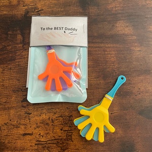 Cadeau de nouveauté amusant pour papa Papa, bravo, applaudissements, bravo, papa, fête des pères, anniversaire, Noël original, couleurs variées