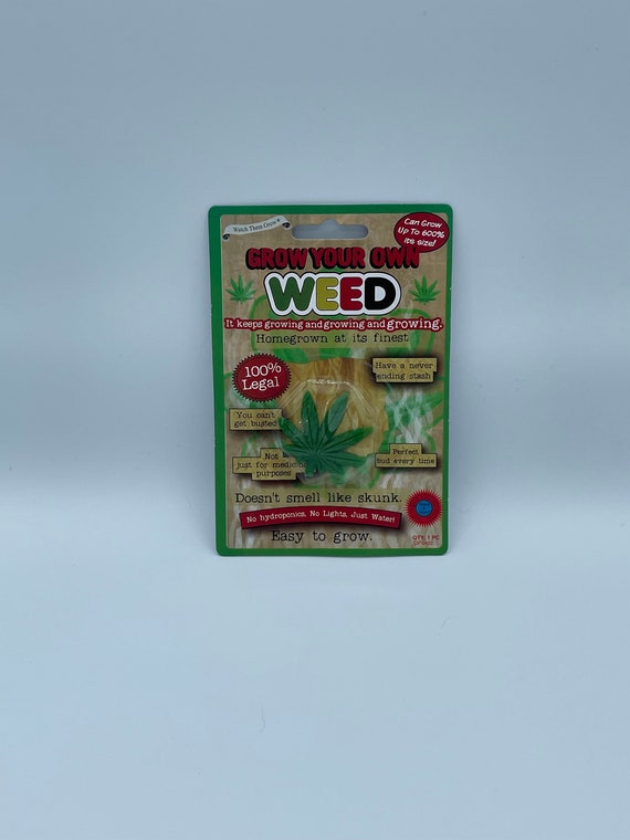 Grow your own WEED have a never ending stash, perfect bud everyday fun novelty quirky gift birthday christmas secret santa stag night