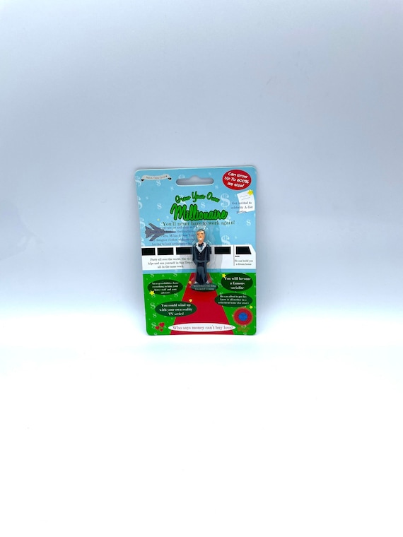 Grow Your Own MILLIONAIRE MAN Fun Quirky Novelty Gift Birthday Grows 600% Bigger In Water Friend Never Work Again Rich Gift Money Dollars