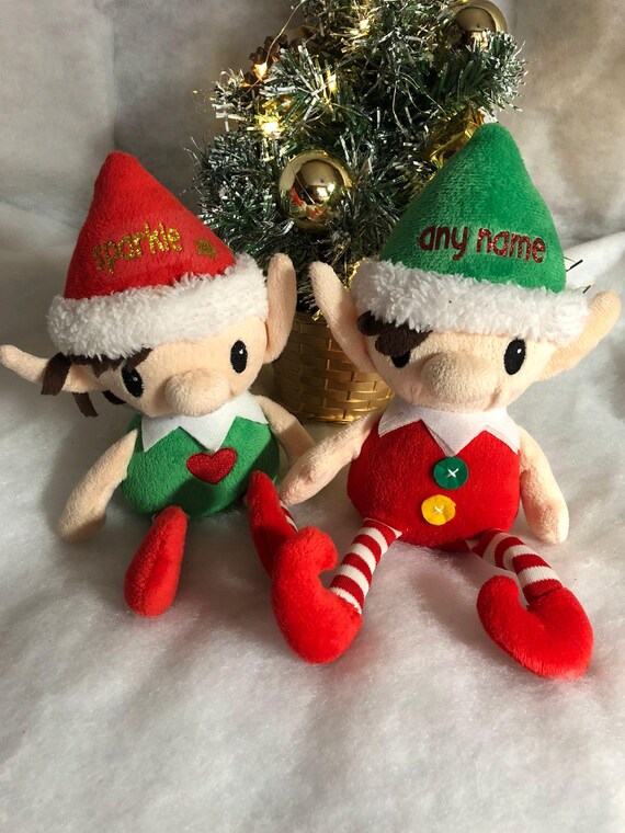 PERSONALISED Christmas Santa Elf Elves Boy Girl 2024 Vinyl Printed Any Name Eve Box Keepsake Gift Glitter They Are Back Fun Quirky Novelty