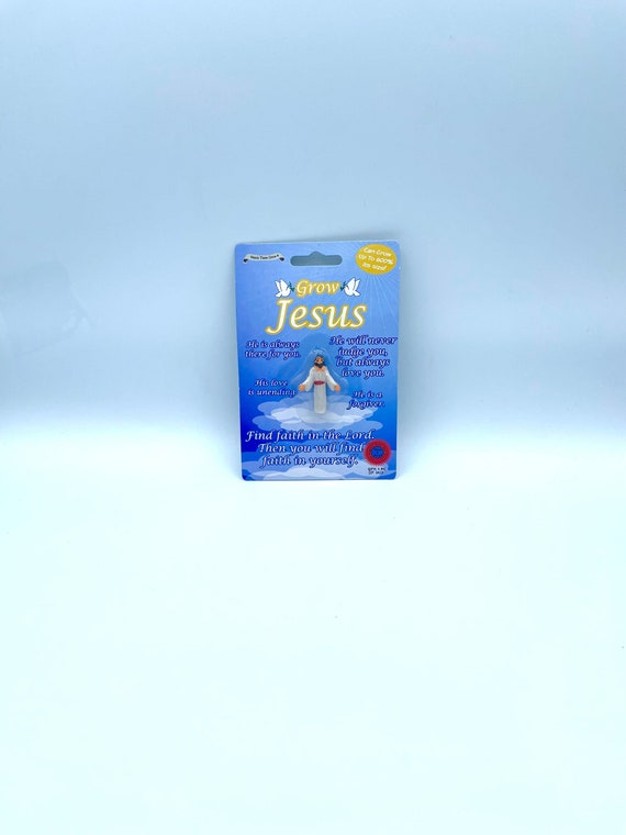 Grow Your Own JESUS Fun Quirky Novelty Gift Birthday Christening Sunday School Believe Grows 600% Bigger In Water Faith In The Lord Friend