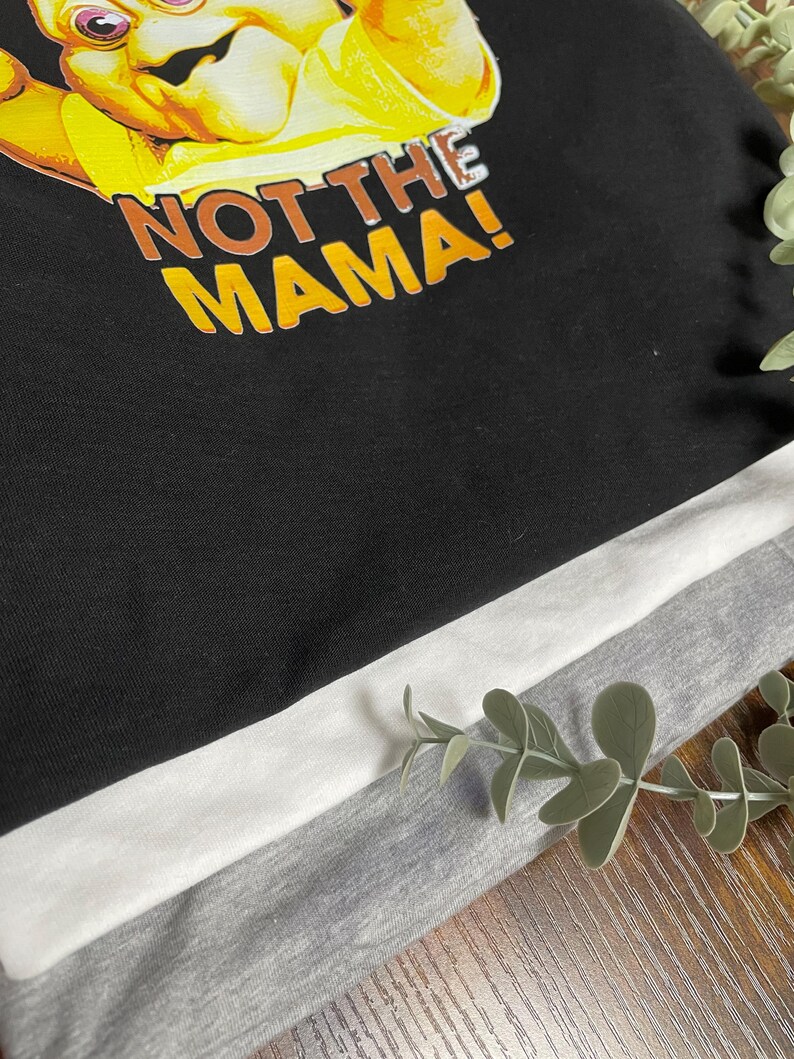 Not the MAMA Vinyl Printed T Shirt MENS 90s Vintage Tv Programme