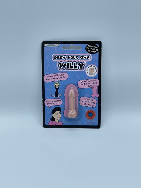 Grow your own WILLY grows in water instead of shrinking, novelty quirky fun gift for any occasion hen party birthday christmas secret santa