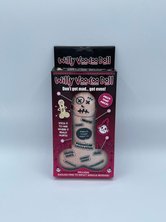 Willy Voodoo Doll Don't Get Mad Get Even Stick It In Him Where It Hurts Pins Boxed Prick That Prick Ex Boy Friend Revenge Fun Quirky Gift